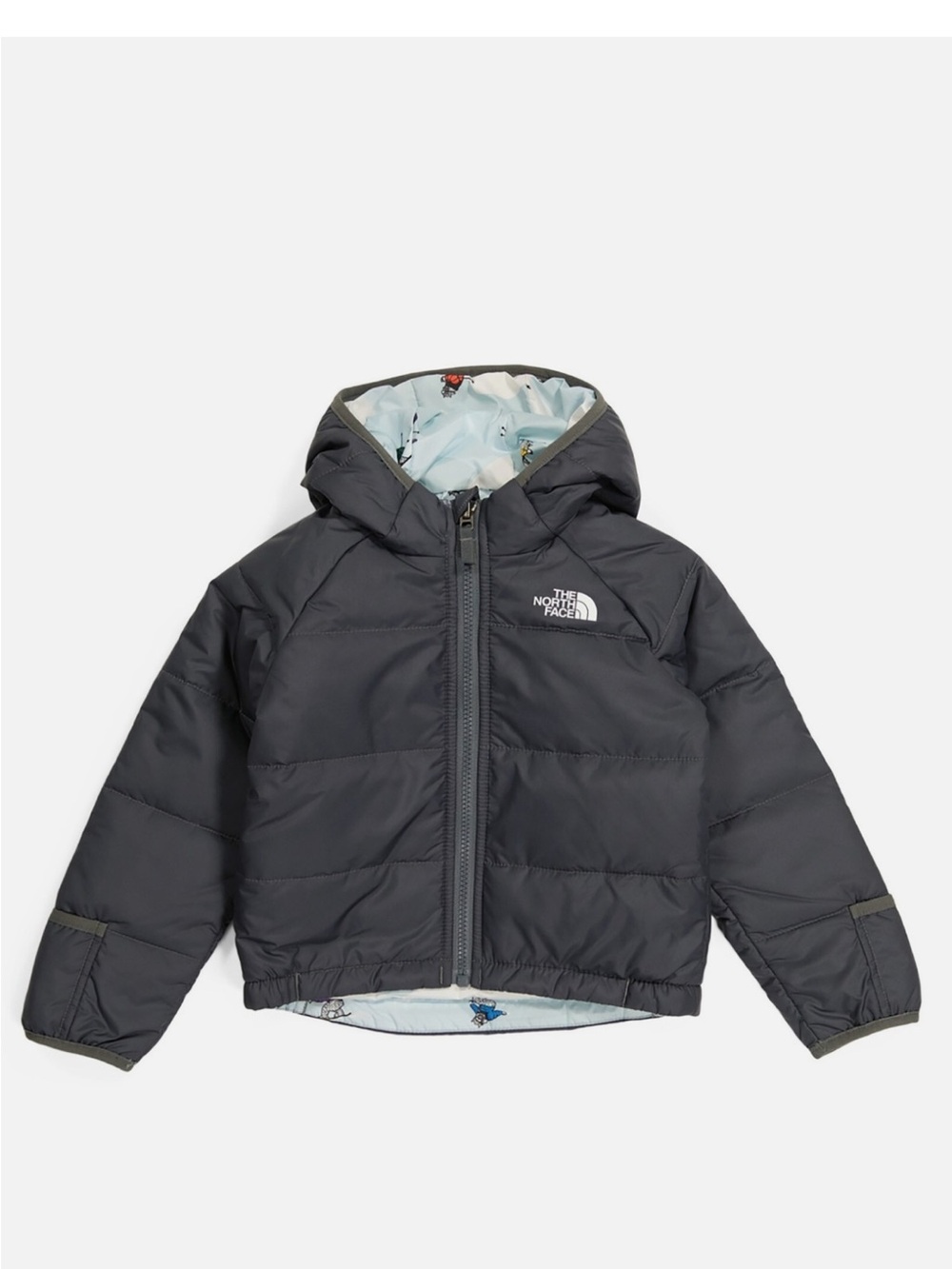 NWOT THE NORTH FACE Infant Reversible
Perrito Grey Jacket Sz 3-6M